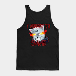 Cat gamer Tank Top